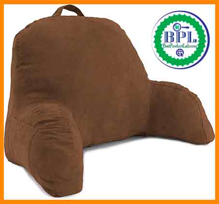 Deluxe Comfort Microsuede Bed Rest Pillow