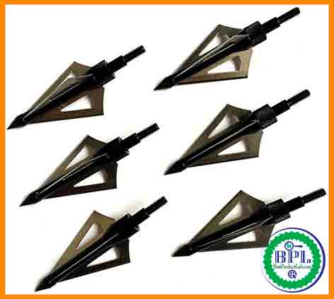 Hunting Broadheads 3-Blades Archery Broadheads Screw-in Arrow Tips