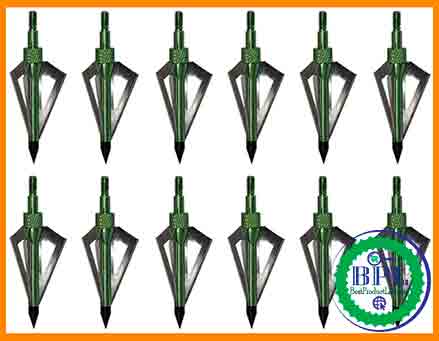 Huntingdoor 12 Pack 3 Fixed Blade Archery