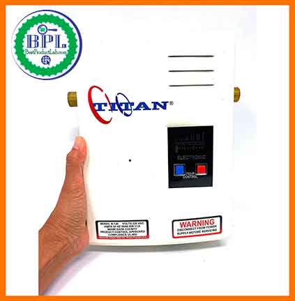 8. Titan Electric Tankless Water Heater